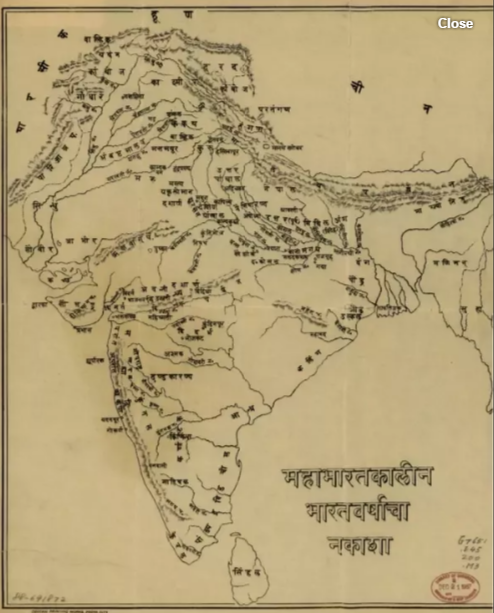 map of india ancient